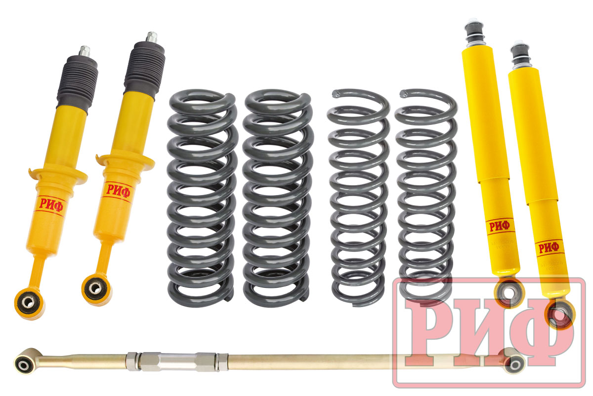 Лифт-комплект РИФ Toyota Fortuner 2015+ лифт 40 мм средний (дизель), жесткий (бензин)
