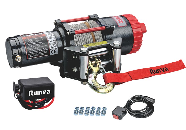 Лебёдка электрическая 12V Runva EWT3500A 1588 кг