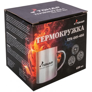 Термокружка ТОНАР 450 мл. металлическая Термокружка ТОНАР 450 мл. металлическая