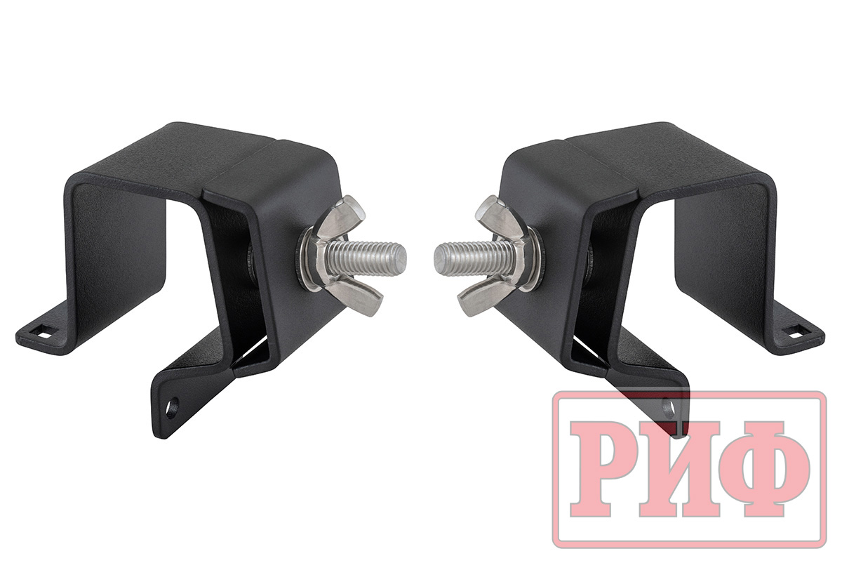 Кронштейны для бокового крепления домкрата Hi-Jack к алюминиевому багажнику (платформе) РИФ Кронштейны для бокового крепления домкрата Hi-Jack к алюминиевому багажнику (платформе) РИФ