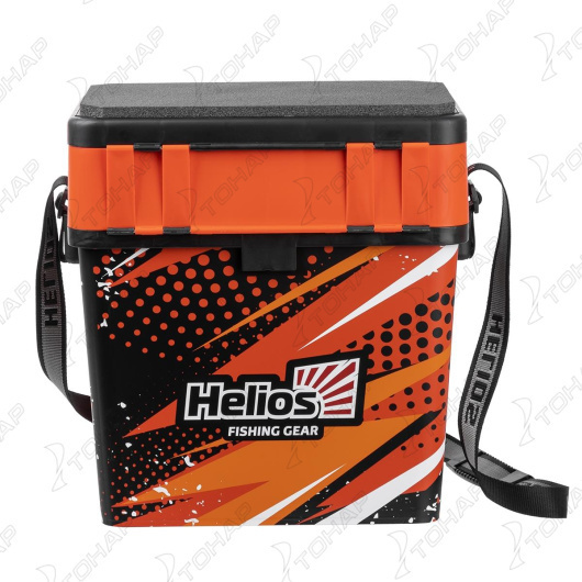 3 Ящик рыболовный зимний PIKE оранжевый HELIOS