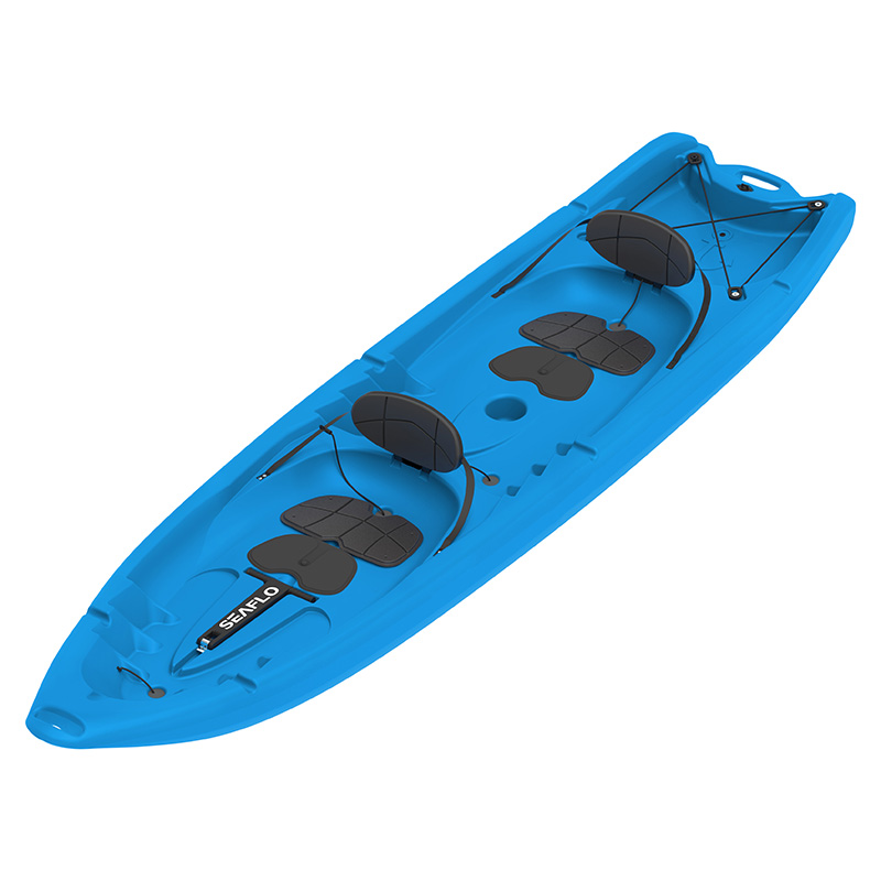 Каяк SEAFLO Explorer XL семейный 2+2, 11,2 (340 см), тип Sit-On-Top, синий