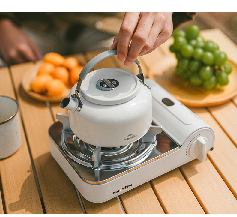 Чайник Naturehike 0,8л., керамическое покрытие, белый