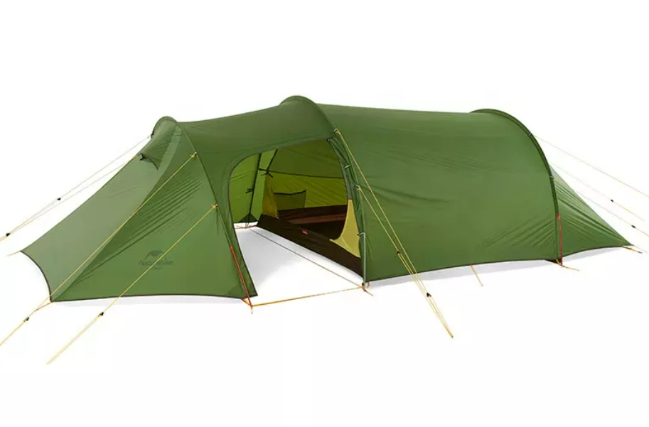 Палатка Naturehike Opalus Si 3-местная, алюминиевый каркас, зеленая