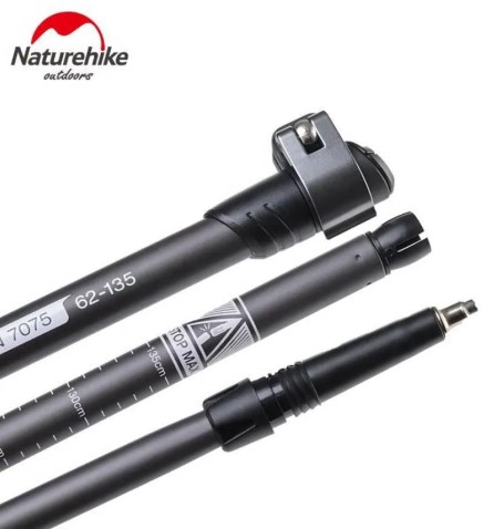 4.Палки треккинговые, алюминиевые, ST03, серые, для ходьбы (2 шт.)