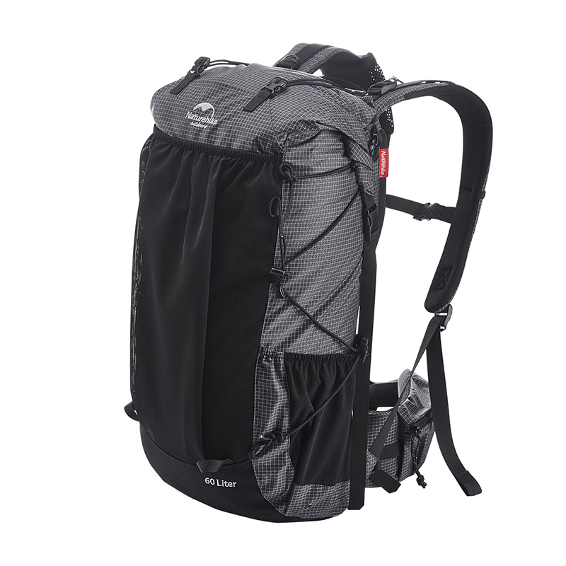 Рюкзак туристический Naturehike 60+5 л, черный Рюкзак туристический Naturehike 60+5 л, черный
