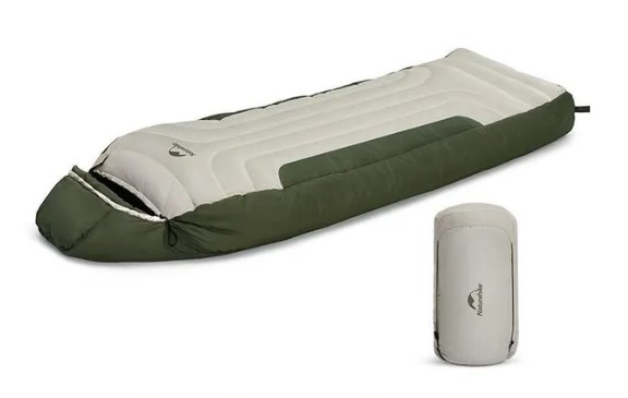 2 Мешок спальный Naturehike XR1500, 226х85 см, (правый) (ТК: -25C), красный