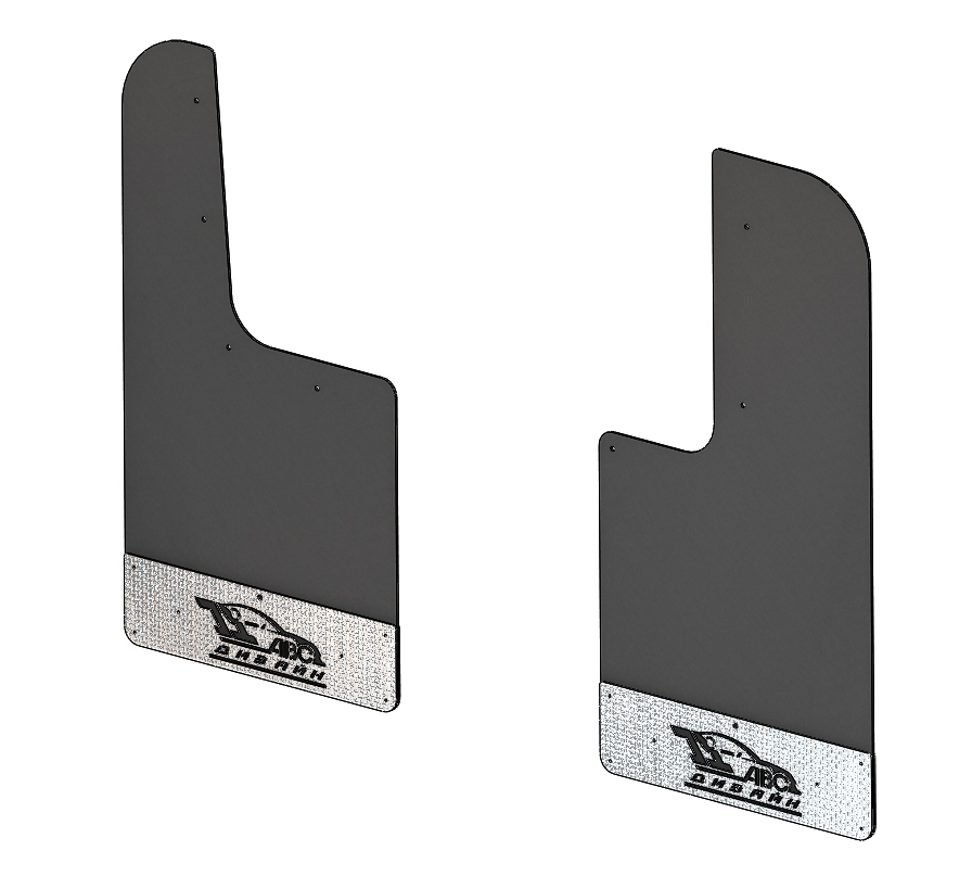 Брызговики универсальные экспедиционные АВС-Дизайн 400 мм (4 шт.)