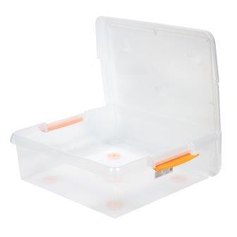 1 Короб для хранения IRIS THIN BOX 35л, прозрачный