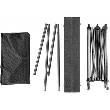 Стол складной Premier 94x55x50см., реечная столешница алюминий, с отделением под посуду