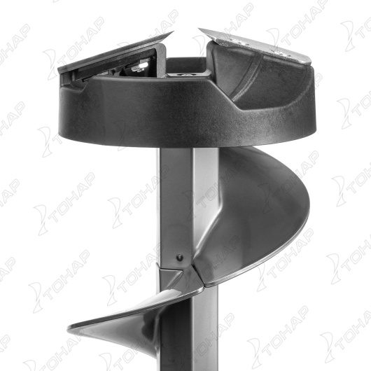 Шнек пластиковый под шуруповерт ULTRALITE 130R правое вращение, серый