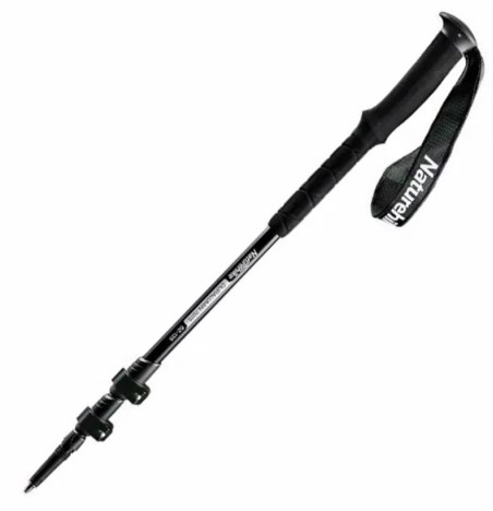 2.Палки треккинговые, алюминиевые, ST03, черные (2 шт.)