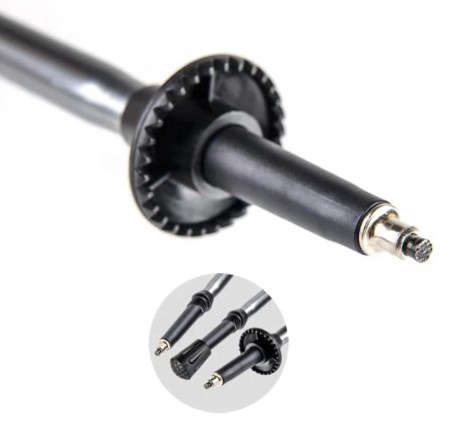 2.Палки треккинговые, алюминиевые, ST01, голубые, для ходьбы (2 шт.)