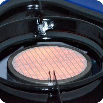 Плита газовая портативная СЛЕДОПЫТ UltrA керамическая конфорка, цанговый баллон, с переходником