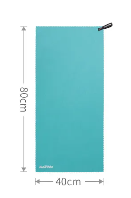 1 Полотенце кемпинговое Naturehike MJ01, бирюзовое