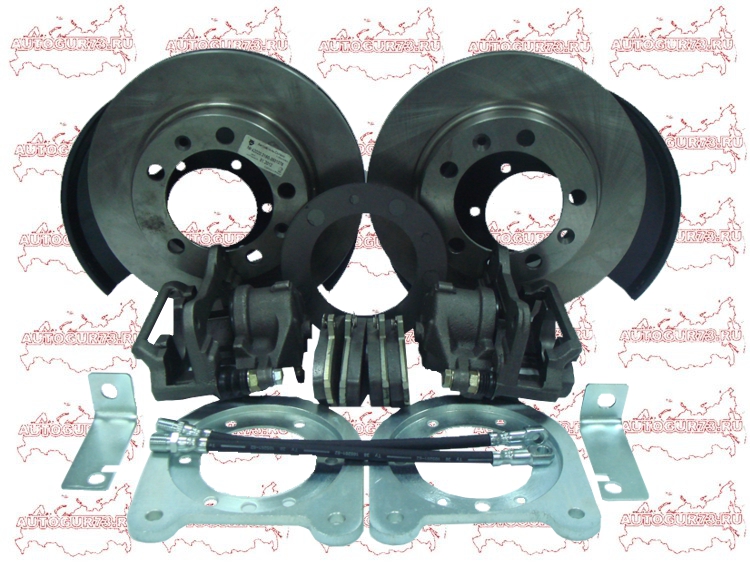 Тормоза дисковые задние УАЗ мост Тимкен/Спайсер (универсальные) суппорт ГАЗ