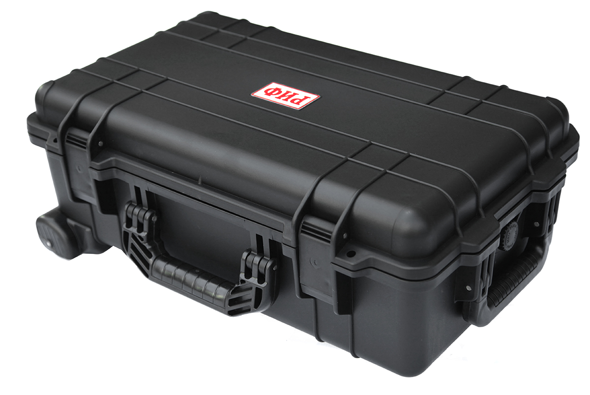 Кейс защитный ударопрочный РИФ 530х355х255 мм на колесах с телескопической ручкой IP67