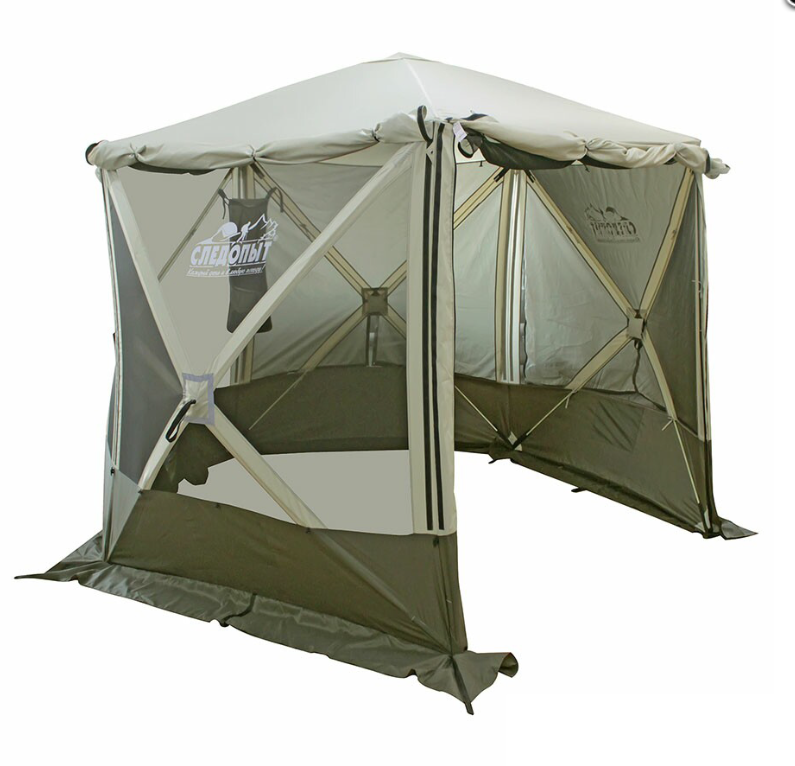 Шатер "СЛЕДОПЫТ" быстросборный, 5 стен, h-2,08 м, (1,8 х 1,7 м)