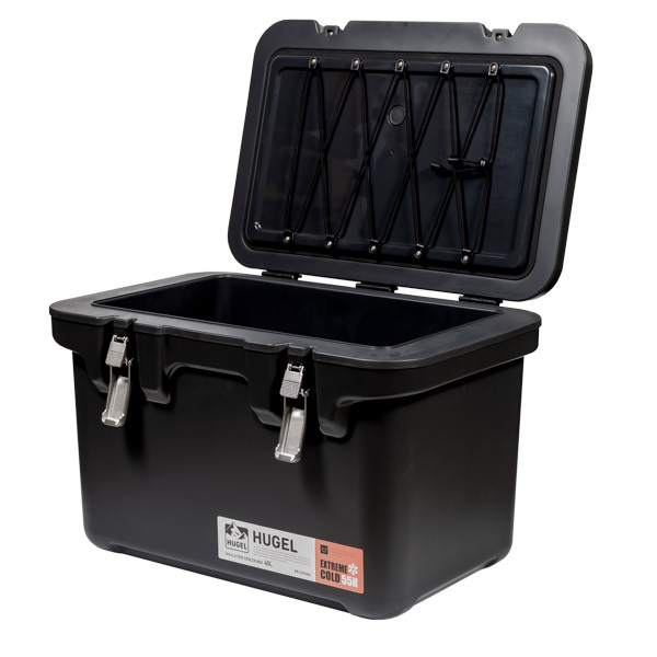 Термобокс IRIS HUGEL VACUUM COOLER BOX TC-40 Черный, 40 литров (55 часов)