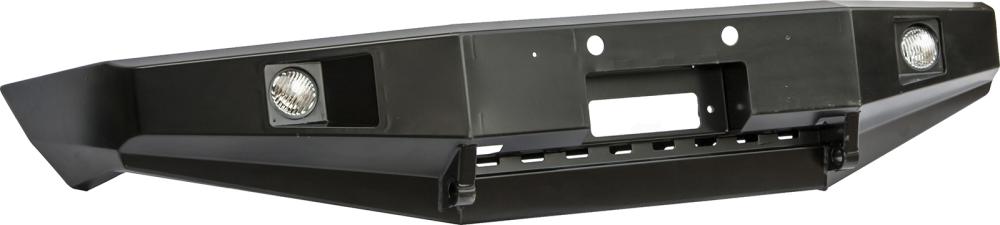 Бампер РИФ силовой передний Nissan Navara D40/Pathfinder R51 (2004-2009) с доп. фарами без защитной дуги