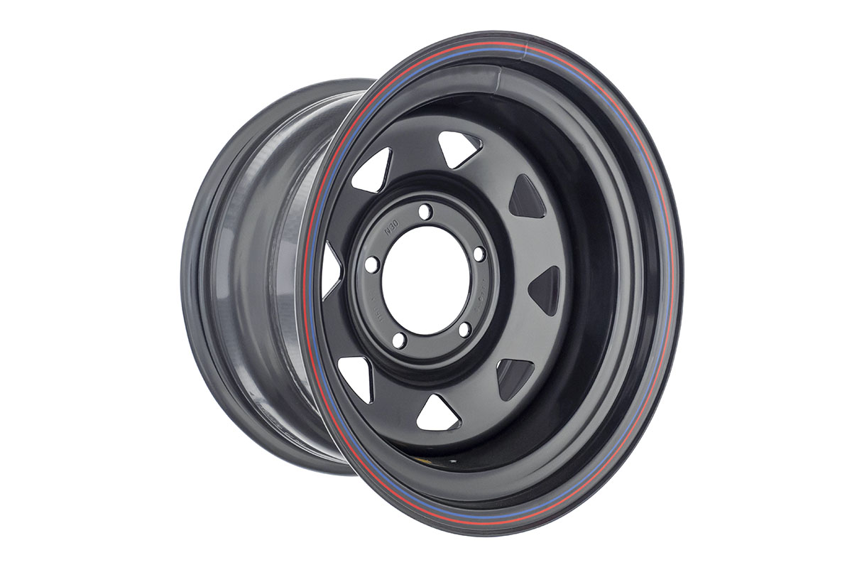 Диск усиленный УАЗ стальной черный 5x139,7 9xR16 d110 ET-30 (треугольник мелкий)