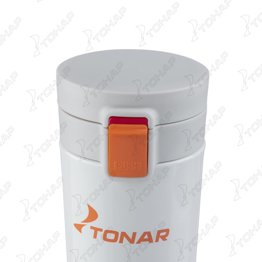 3 Термос-кружка ТОНАР 400 мл., белый 3 Термос-кружка ТОНАР 400 мл., белый