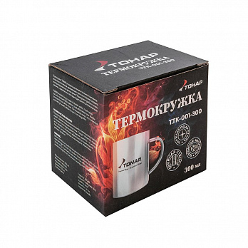 Термокружка ТОНАР 300ML металлическая
