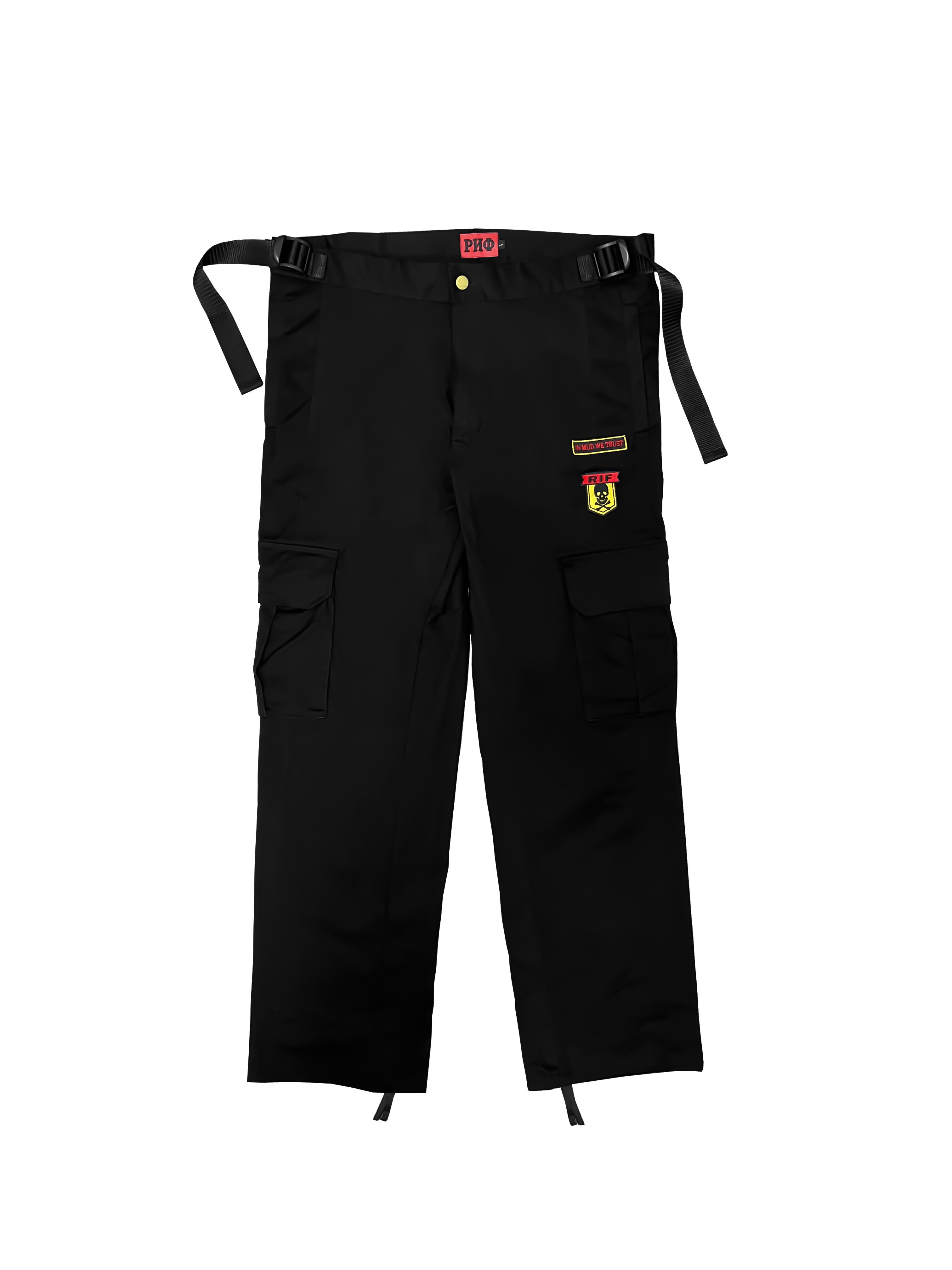 Брюки карго РИФ черные (размер XL)