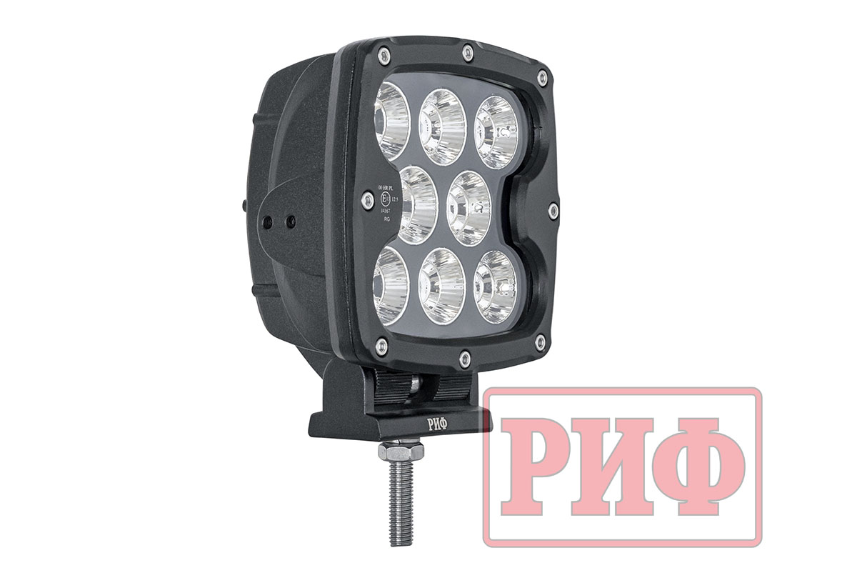 Светодиодная фара водительского света РИФ 130 мм 80W Светодиодная фара водительского света РИФ 130 мм 80W