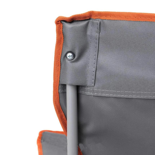 4 Кресло NISUS складное серое 100 кг.