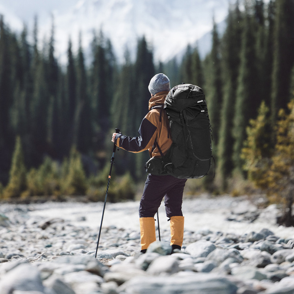 Рюкзак туристический Naturehike Helium Series 70 л, размер M, черный