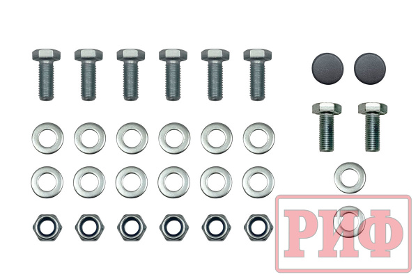 Бампер РИФ силовой передний/защита штатного бампера Toyota Land Cruiser Prado 120 c защитой радиатора
