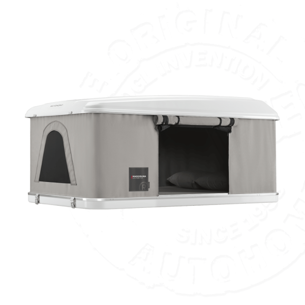 Палатка на крышу автомобиля AUTOHOME MAGGIOLINA AIRLANDER PLUS SMALL, серый тент, лестница 215 мм