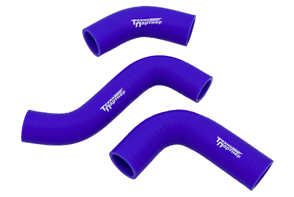 Патрубки радиатора УАЗ-3163 Патриот дв.ЗМЗ-409, Евро-4 (3 шт) силикон армир.