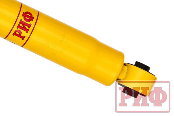 Амортизатор усиленный РИФ задний Mitsubishi Pajero III, IV 2000+ штатный и лифт 0-40 мм