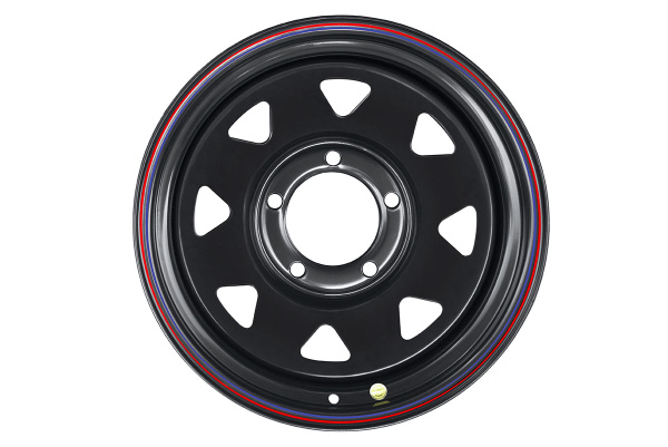 Диск усиленный Тойота Ленд Крузер 100/105 стальной черный 5x150 9xR17 d113 ET-24 (треуг. мелкий)