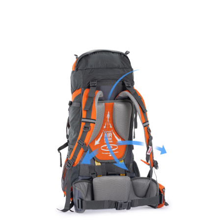 Рюкзак туристический Naturehike 70 л, оранжевый