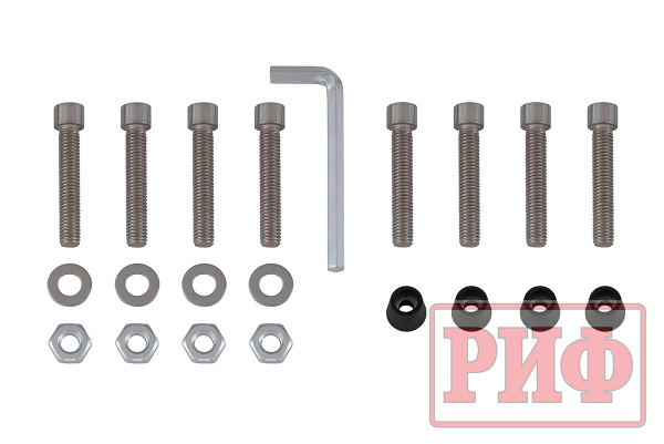 Крышка кузова РИФ для Foton Tunland G7/G9, роллета раздвижная с электроприводом 1587х1666 мм, алюминиевая, черная