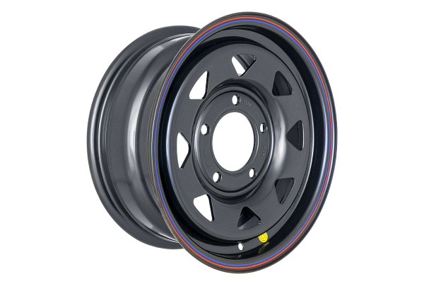 Диск усиленный ВАЗ НИВА стальной черный 5x139,7 6,5xR15 d98,5 ET+35 (треуг.)(уценка)