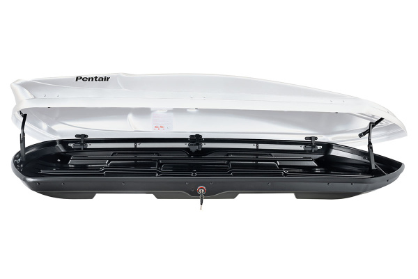 Бокс автомобильный на крышу Pentair COBRA 520L белый глянец, двусторонний