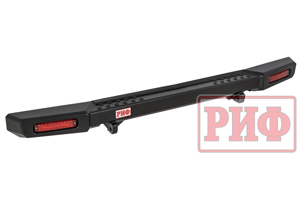 Бампер РИФ силовой задний УАЗ Буханка с фонарями, возможн. уст. фаркопа, стандарт