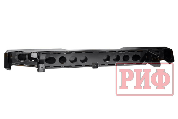 Бампер РИФ задний Nissan Navara D40 с фаркопом и фонарями