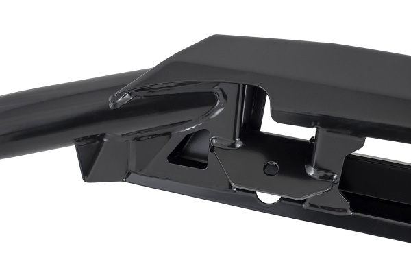 Бампер РИФ силовой передний Renault Duster 2015-2020 с квадратом под  фаркоп и защитой радиатора