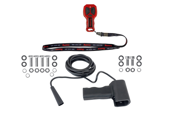 Лебёдка автомобильная электрическая 12V Runva EWB13500MAXS 6136 кг MAX влагозащищенная, стальной трос