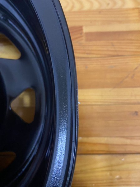 Диск усиленный УАЗ стальной черный 5x139,7 7xR16 d110 ET0 (треуг. мелкий) (уценка)