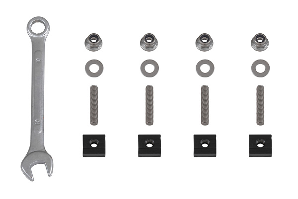 Крышка кузова РИФ для Great Wall Poer, роллета раздвижная 1575х1590 мм, алюминиевая, черная