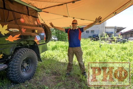 Маркиза автомобильная РИФ веерная 3,0х3,0 м (левая) Маркиза автомобильная РИФ веерная 3,0х3,0 м (левая)