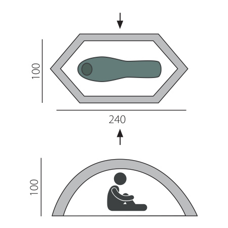Палатка BTrace Bike base (зеленый)