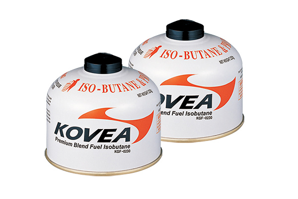 Баллон газовый резьбовой KOVEA 230 гр., комплект 2 шт.