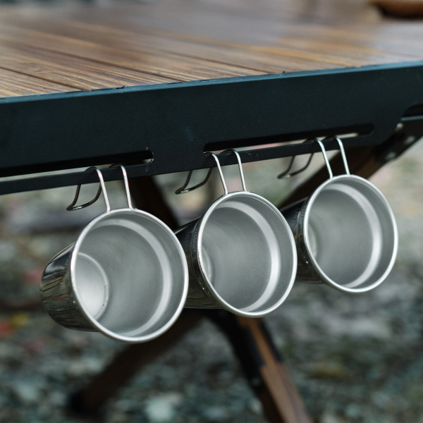 Набор посуды Naturehike туристический, чайник 1,4 л и 3 чашки, алюминий, серый